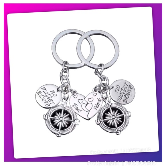 Best Friends Friendship Keychain Set - Picture 5 of 5